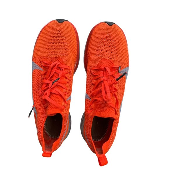 Men’s Nike Zoom Vaporfly 4% Flyknit Shoes Sz 7.5 crimson red Running Sneaker - Picture 1 of 7